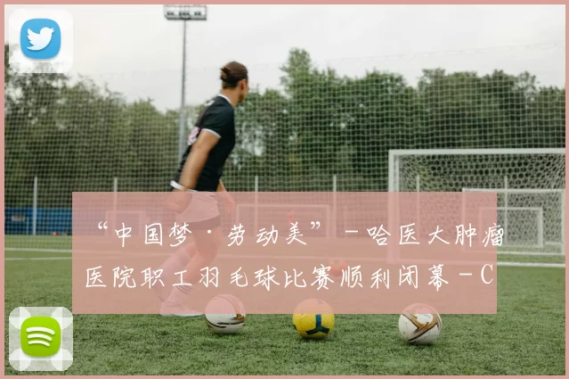 “中国梦·劳动美” - 哈医大肿瘤医院职工羽毛球比赛顺利闭幕 - Copy (14)